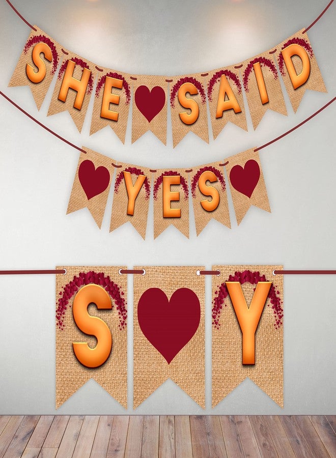Wobbox, Engagement Banner, Engagement Ceremony Banner, Engagement Banner For Decoration (FP4405) - Image 1
